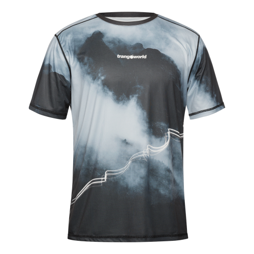 TRANGOWORLD ELEIX 150 GRAY SHORT SLEEVE T-SHIRT FOR MEN