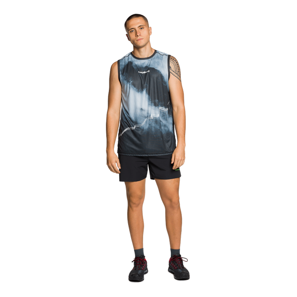 TRANGOWORLD MERLES GRAY MEN'S SLEEVELESS T-SHIRT