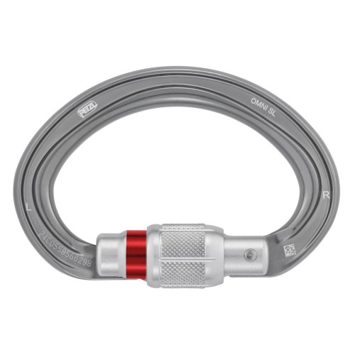 PETZL OMNI SCREW LOCK MOSQUETÃO SEMICIRCULAR