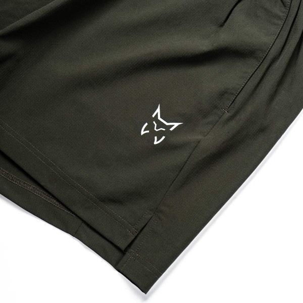 ALTUS ROUTE L30 DARK GREEN SHORTS
