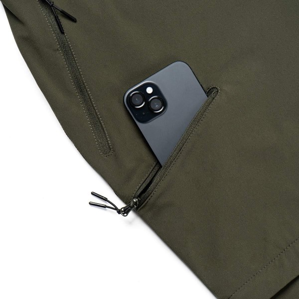 ALTUS PANTALÓN DESMONTABLE SENDERISMO QUETZAL W AGUACATE MUJER VISTA BOLSILLO MOVIL, ARISTARUN