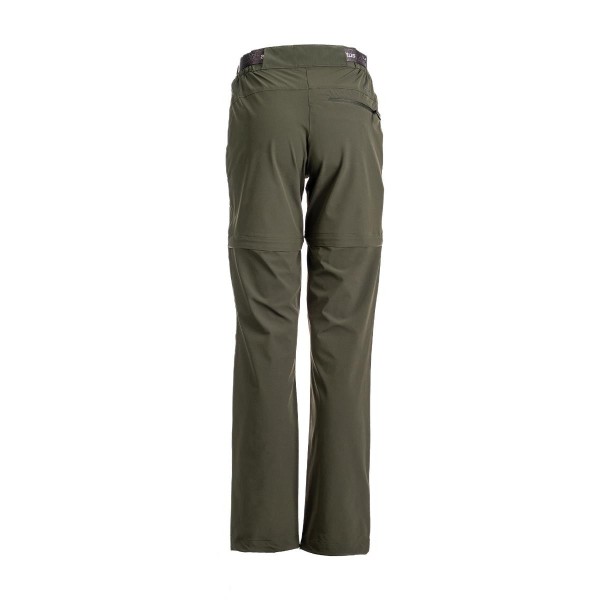 ALTUS PANTALÓN DESMONTABLE SENDERISMO QUETZAL W AGUACATE MUJER VISTA TRASERA, ARISTARUN