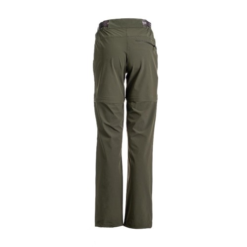 ALTUS PANTALÓN DESMONTABLE SENDERISMO QUETZAL W AGUACATE MUJER VISTA TRASERA, ARISTARUN