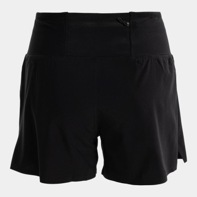 JOMA R-TRAIL NATURE NEGRO PANTALÓN CORTO TRAIL RUNNING MUJER VISTA FRONTAL, ARISTARUN 2