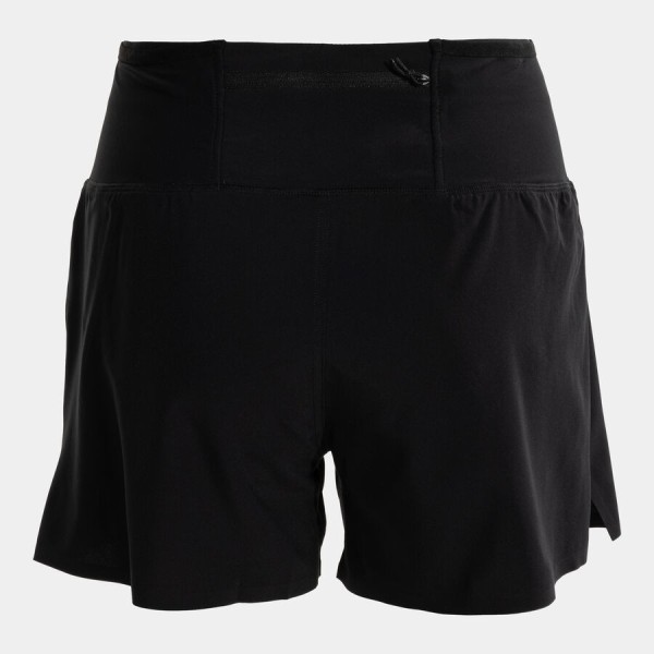 JOMA R-TRAIL NATURE NEGRO PANTALÓN CORTO TRAIL RUNNING MUJER VISTA TRASERA, ARISTARUN