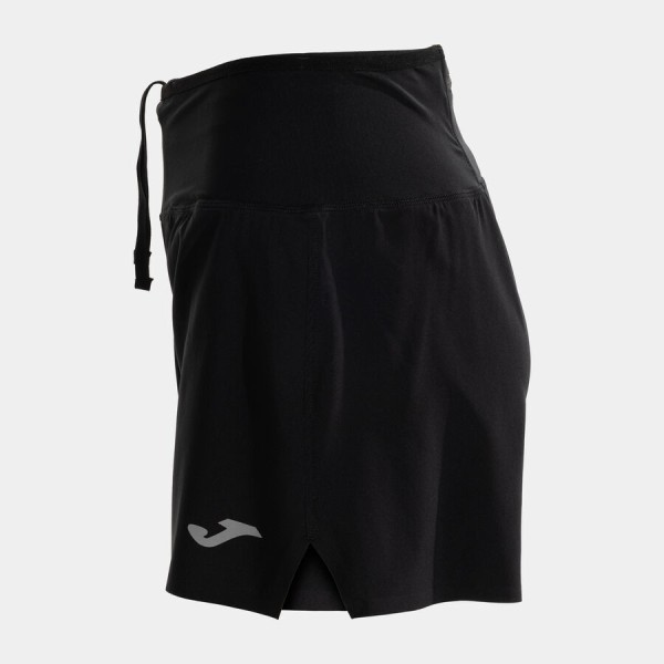 JOMA R-TRAIL NATURE NEGRO PANTALÓN CORTO TRAIL RUNNING MUJER VISTA LATERAL, ARISTARUN