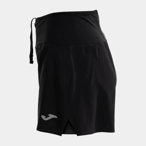 JOMA R-TRAIL NATURE NEGRO PANTALÓN CORTO TRAIL RUNNING MUJER VISTA LATERAL, ARISTARUN