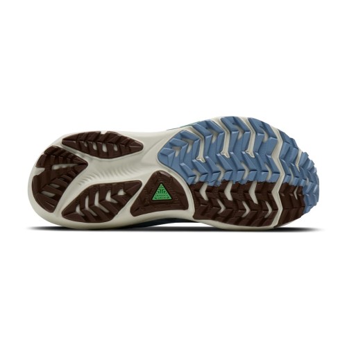 BROOKS GHOST TRAIL BLUE BROWN WOMEN'S MIXED SHOES