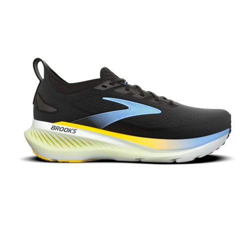 BROOKS GLYCERIN 23 BLACK BLUE MENS RUNNING SHOES