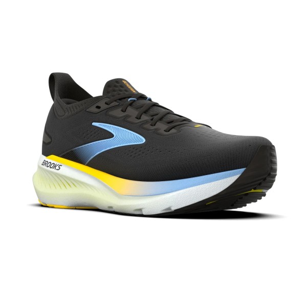 BROOKS GLYCERIN 23 BLACK BLUE MENS RUNNING SHOES