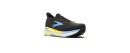 BROOKS GLYCERIN 23 BLACK BLUE MENS RUNNING SHOES