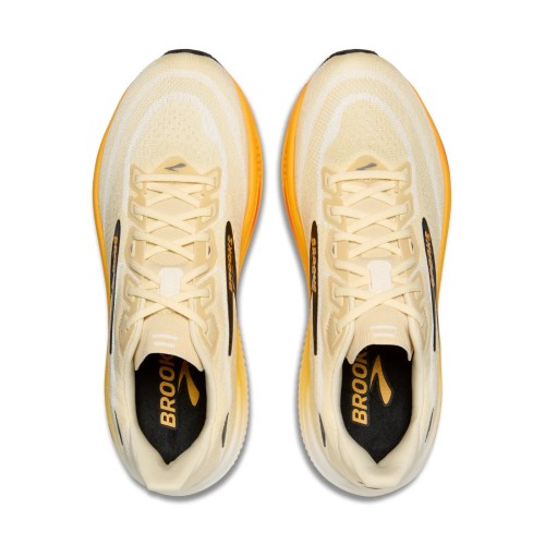 BROOKS GHOST 18 BEGE LARANJA SAPATILHAS DE CORRIDA HOMEM