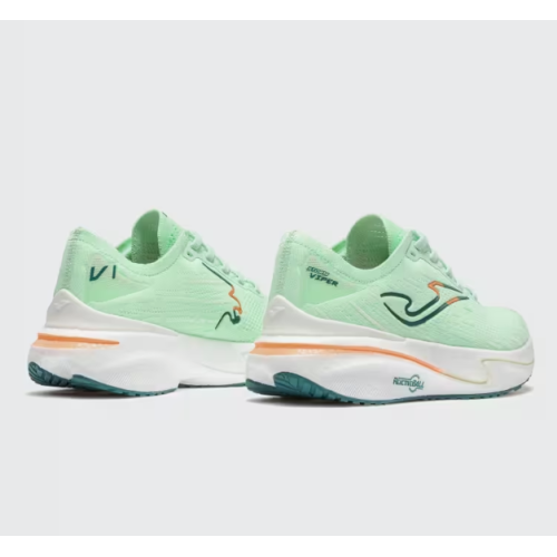 JOMA VIPER VERDE BLANCO ZAPATILLAS RUNNING MUJER VISTA TRASERA,ARISTARUN