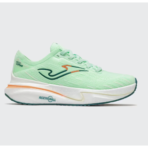 JOMA VIPER VERDE BLANCO ZAPATILLAS RUNNING MUJER VISTA EXTERIOR,ARISTARUN
