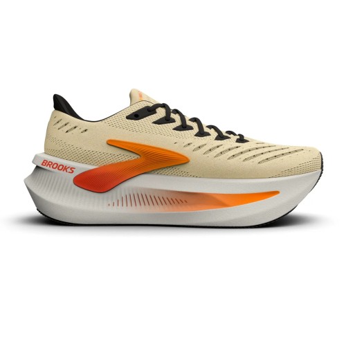 BROOKS GLYCERIN MAX 2 BEIGE ORANGE MEN'S RUNNING SHOES