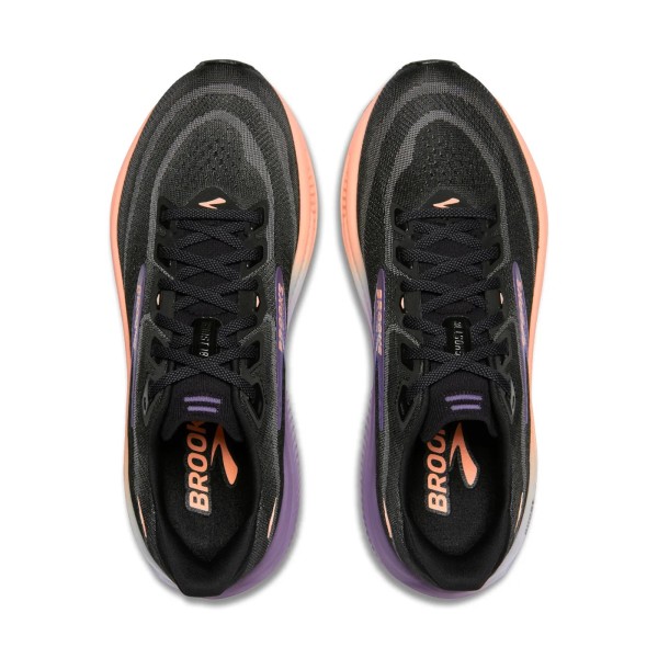 BROOKS GHOST 18 BLACK PEACH TÊNIS DE CORRIDA FEMININO
