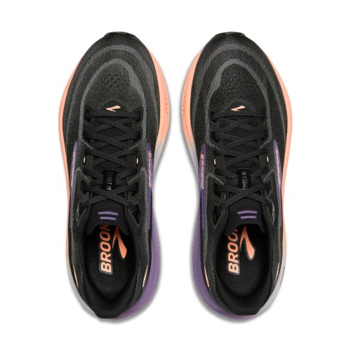 BROOKS GHOST 18 BLACK PEACH TÊNIS DE CORRIDA FEMININO