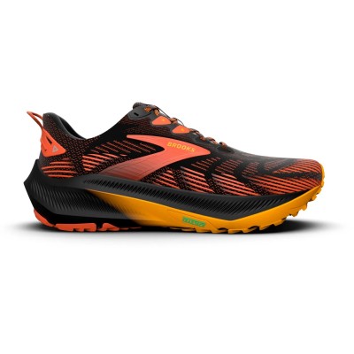 BROOKS GHOST TRAIL BLACK ORANGE MIXED SHOES FOR MEN 2