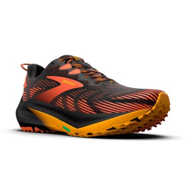 BROOKS GHOST TRAIL BLACK ORANGE MIXED SHOES FOR MEN
