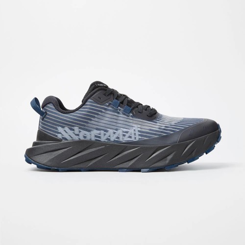 NNORMAL CADÍ AZUL PRETO TÊNIS DE TRAIL PARA HOMEM