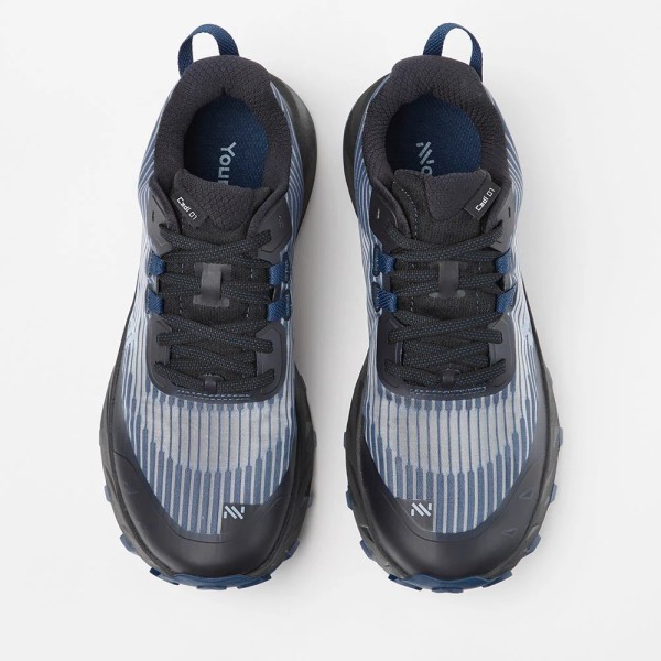 NNORMAL CADÍ AZUL PRETO TÊNIS DE TRAIL PARA HOMEM