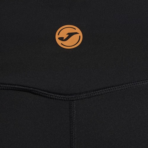 JOMA INDOOR GYM NEGRO MALLA LARGA MUJER VISTA LOGO, ARISTARUN