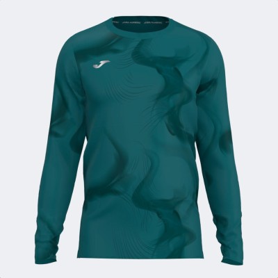 JOMA R-NIGHT LONG SLEEVE TURQUOISE LONG SLEEVE T-SHIRT MEN RUNNING