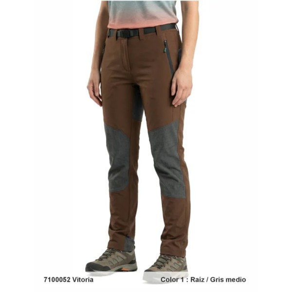 SPHERE PRO VITORIA BROWN GRAY WOMEN'S TREKKING PANTS