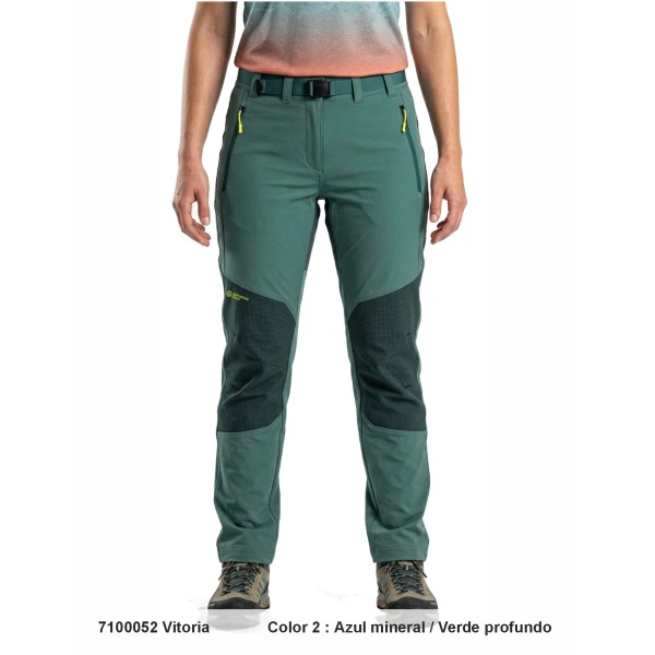 SPHERE PRO VITORIA BLUE GREEN WOMEN'S TREKKING PANTS