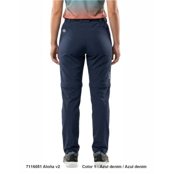 SPHERE PRO ALOÑA V2 DENIM REMOVABLE WOMEN'S TREKKING PANTS