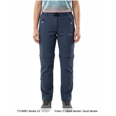 SPHERE PRO ALOÑA V2 DENIM REMOVABLE WOMEN'S TREKKING PANTS