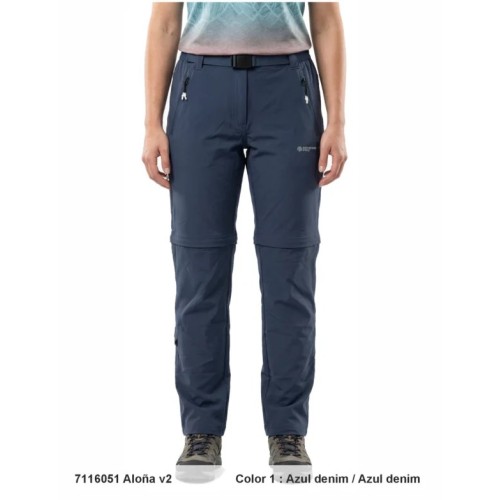 SPHERE PRO ALOÑA V2 DENIM REMOVABLE WOMEN'S TREKKING PANTS
