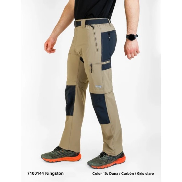 SPHERE PRO KINGSTON VERDE PRETO CALÇA DESMONTÁVEL PARA HOMEM