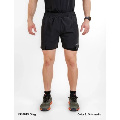 SPHERE PRO OLEG BLACK MEN'S TRAIL RUNNING SHORTS WITH MESH