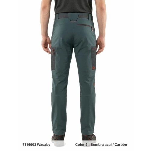 SPHERE PRO WASABY BLUE BLACK RED TREKKING PANTS MEN