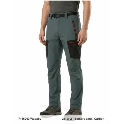 SPHERE PRO WASABY BLUE BLACK RED TREKKING PANTS MEN 2