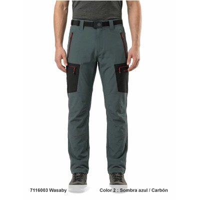 SPHERE PRO WASABY BLUE BLACK RED TREKKING PANTS MEN