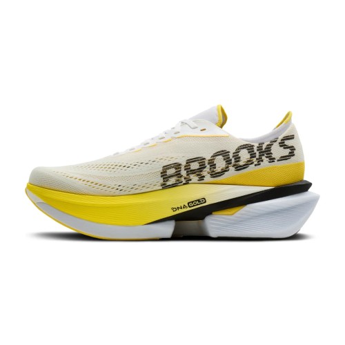 BROOKS HYPERION MAX 4 WHITE YELLOW MEN'S RUNNING SHOES