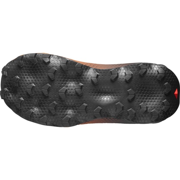 SALOMON ULTRA GLIDE 4 GRANATE LARANJA SAPATILHAS TRAIL MULHER