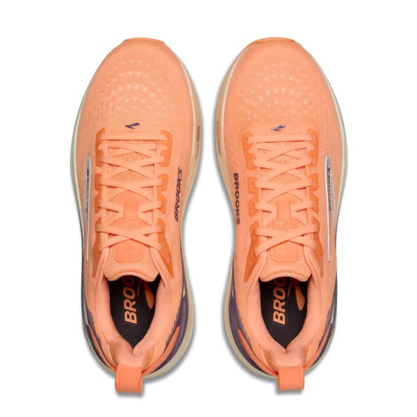 BROOKS GHOST MAX 4 PEACH TÊNIS DE CORRIDA FEMININO
