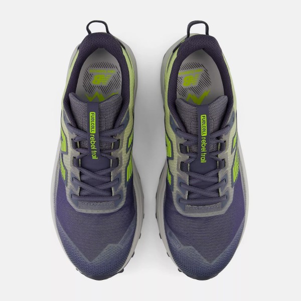 NEW BALANCE REBEL TRAIL GRAY YELLOW TRAIL SHOES FOR MEN