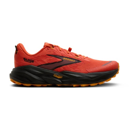 BROOKS RANGE BLACK ORANGE TRAIL SHOES MEN