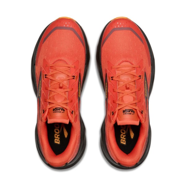 BROOKS RANGE NEGRO LARANJA SAPATILHAS TRAIL HOMEM