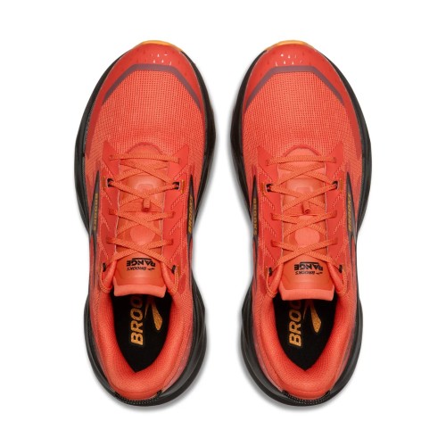BROOKS RANGE NEGRO LARANJA SAPATILHAS TRAIL HOMEM