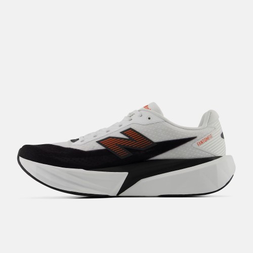 NEW BALANCE FUELCELL REBEL V5 WHITE NEO FLAME MENS RUNNING SHOES