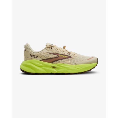 BROOKS RANGE BEGE AMARELO TÊNIS TRAIL MULHER