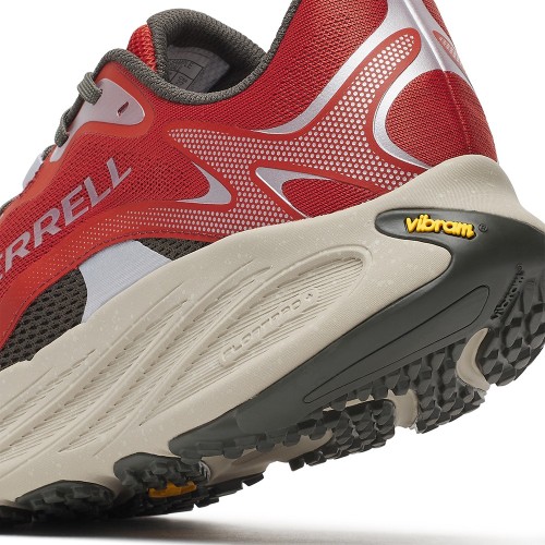 MERRELL PROMORPH GREY RED GRAVEL SHOES MEN
