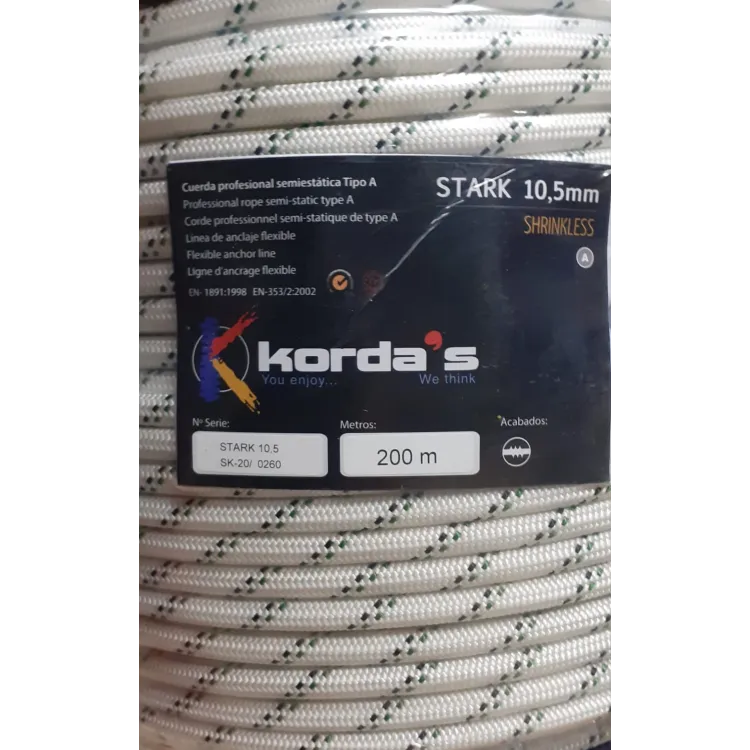 KORDAS CUERDA SEMIESTÁTICA STARK 10.5MM