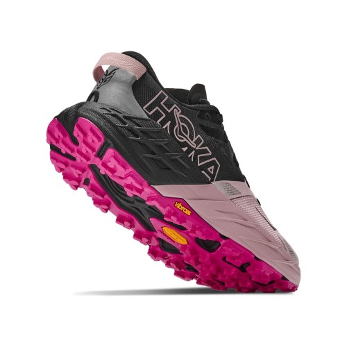 HOKA SPEEDGOAT 7 PRETO ROSA SAPATILHAS TRAIL MULHER