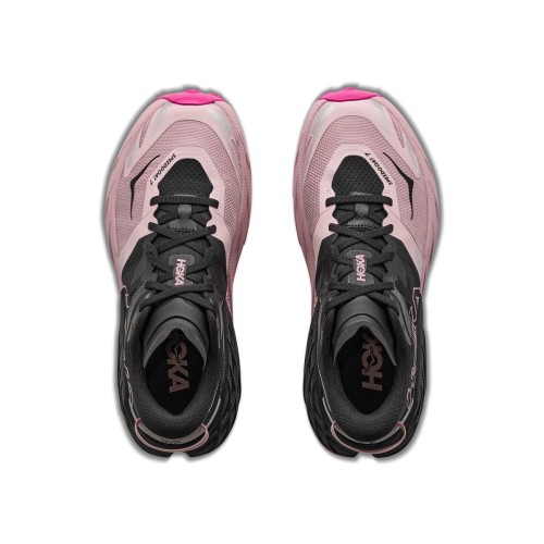 HOKA SPEEDGOAT 7 PRETO ROSA SAPATILHAS TRAIL MULHER